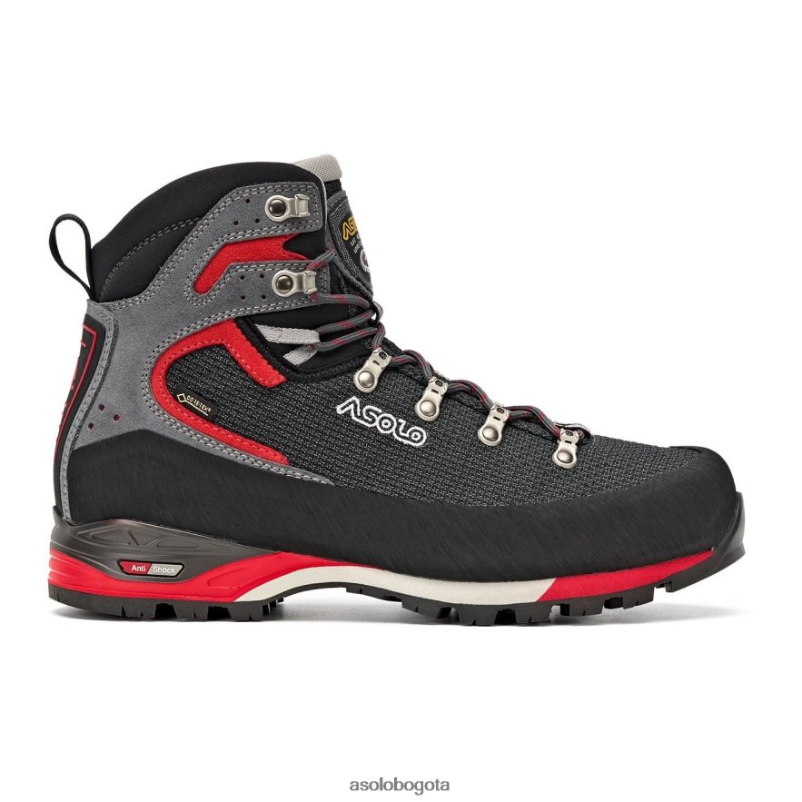 Asolo negro/rojo corax gv hombres JHHXP474