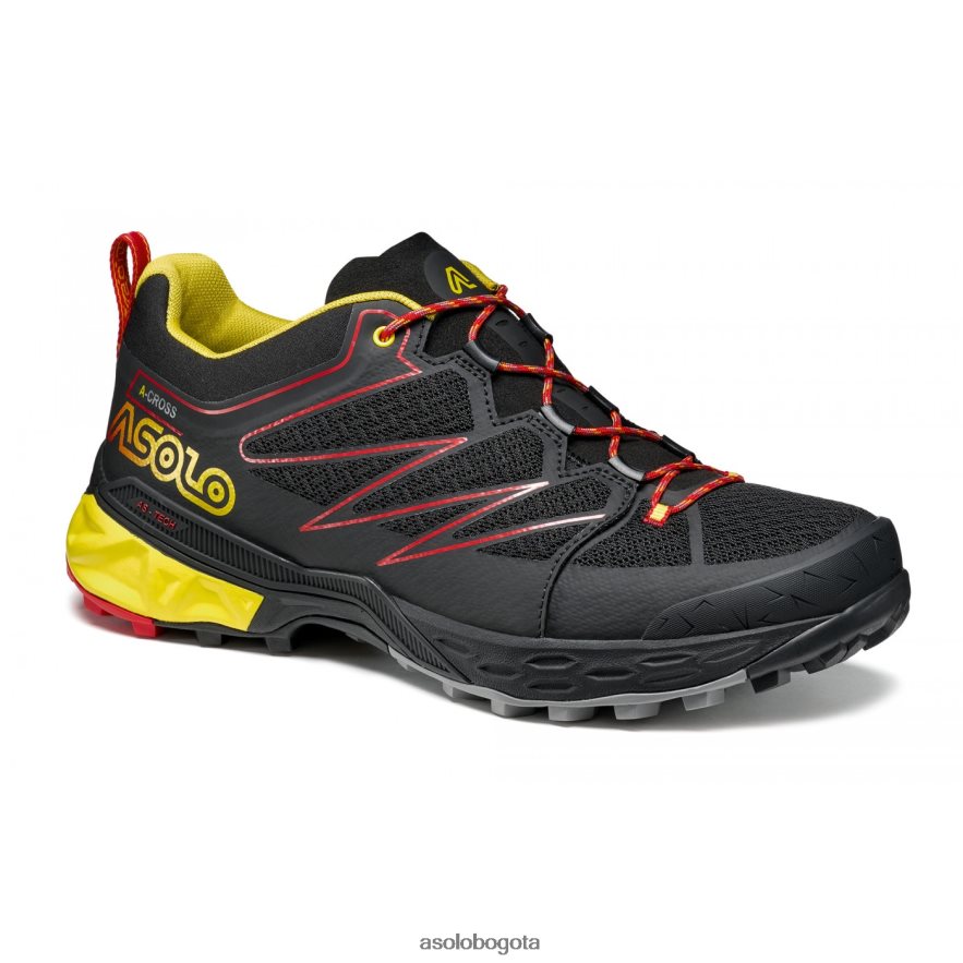 Asolo amarillo negro hombres de rock suave JHHXP497