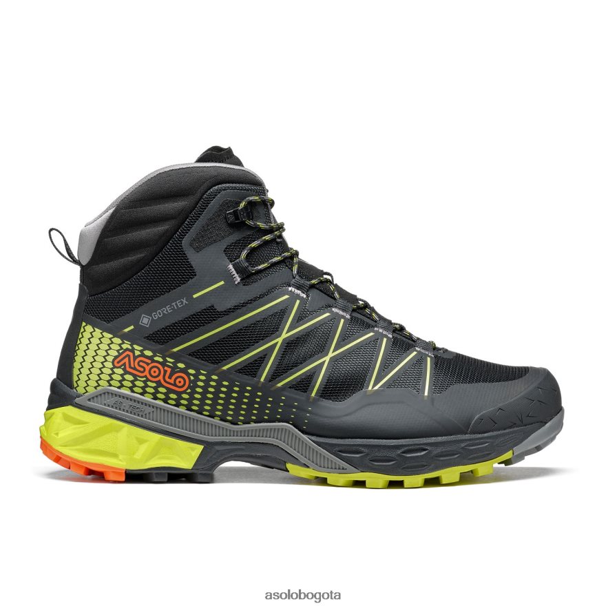 Asolo negro/amarillo de seguridad tahoe mid gtx hombre JHHXP4112