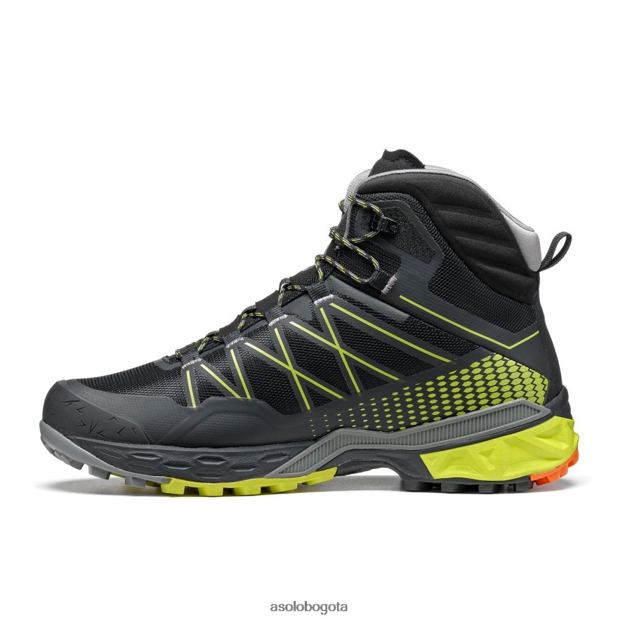 Asolo negro/amarillo de seguridad tahoe mid gtx hombre JHHXP4112