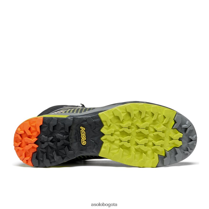 Asolo negro/amarillo de seguridad tahoe mid gtx hombre JHHXP4112