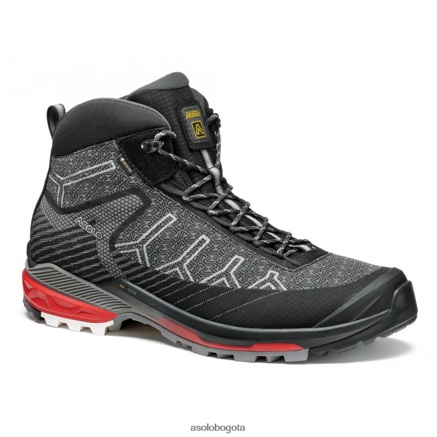 Asolo negro/rojo falcon evo jacquard gv hombre JHHXP4111