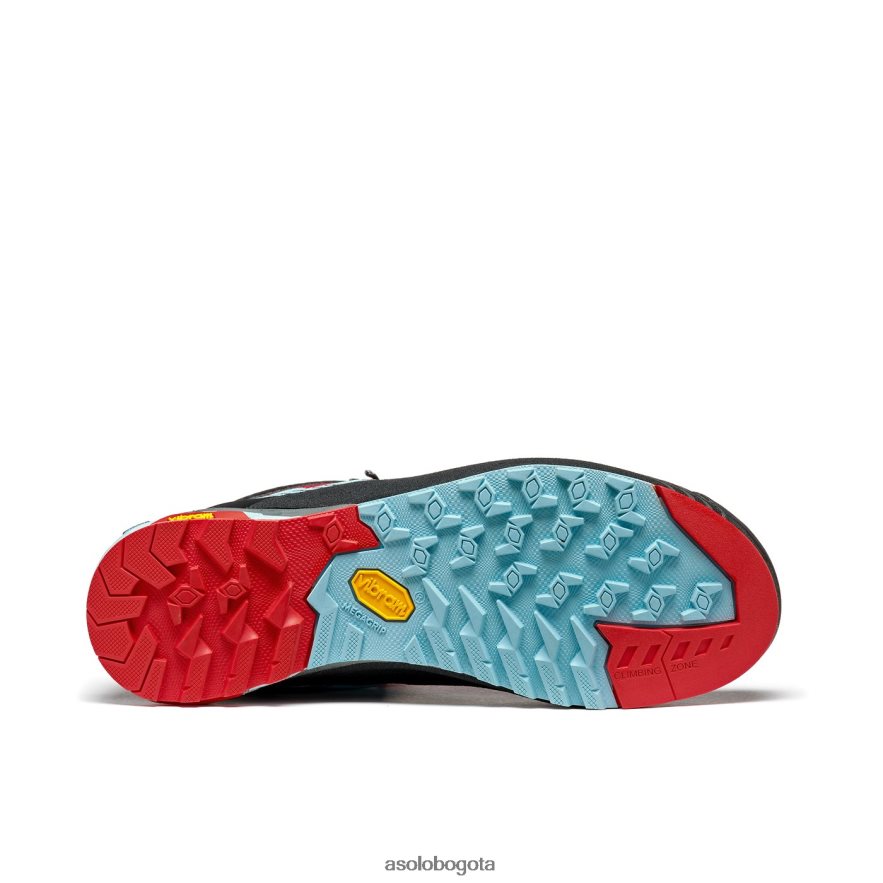 Asolo celadón/rojo amapola eldo mid gv mujer JHHXP4139