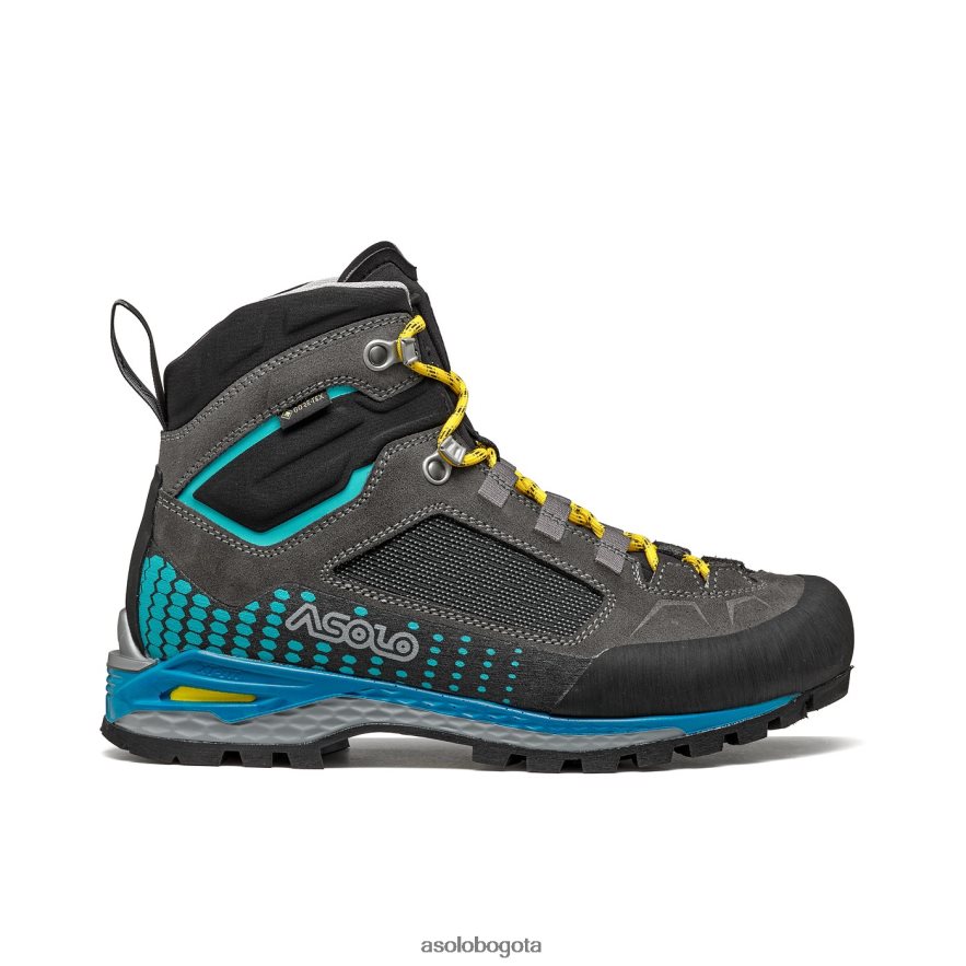 Asolo grafito/azul mar freney evo mid gv mujer JHHXP444