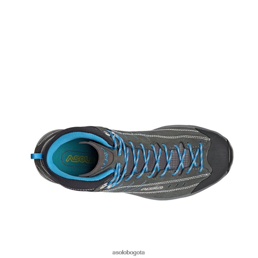 Asolo grafito/plata/azul cian nucleon mid gv mujer JHHXP414