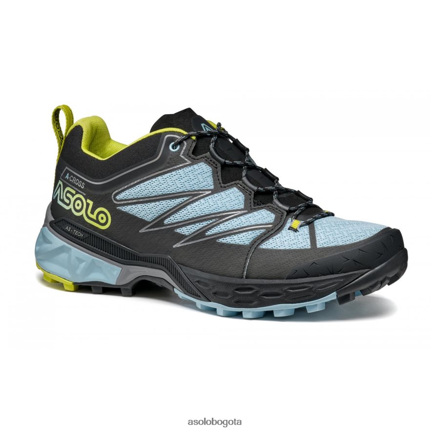 Asolo negro/celadón/amarillo de seguridad mujeres de rock suave JHHXP437
