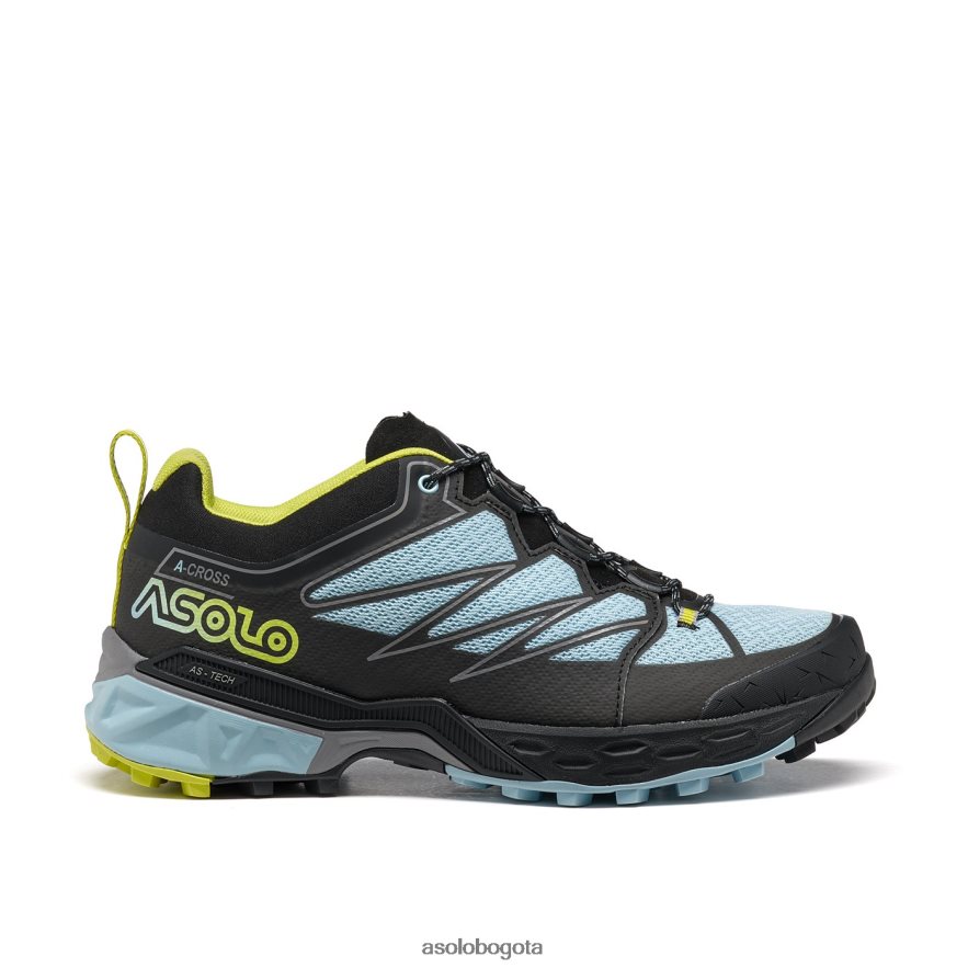 Asolo negro/celadón/amarillo de seguridad mujeres de rock suave JHHXP437