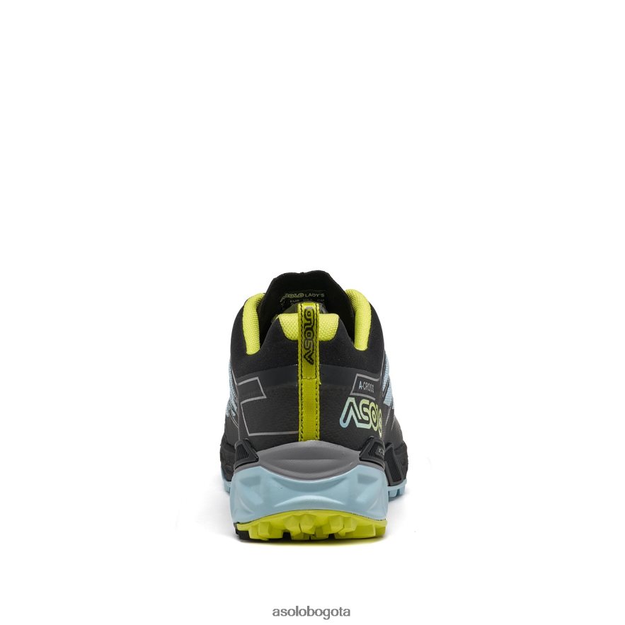 Asolo negro/celadón/amarillo de seguridad mujeres de rock suave JHHXP437