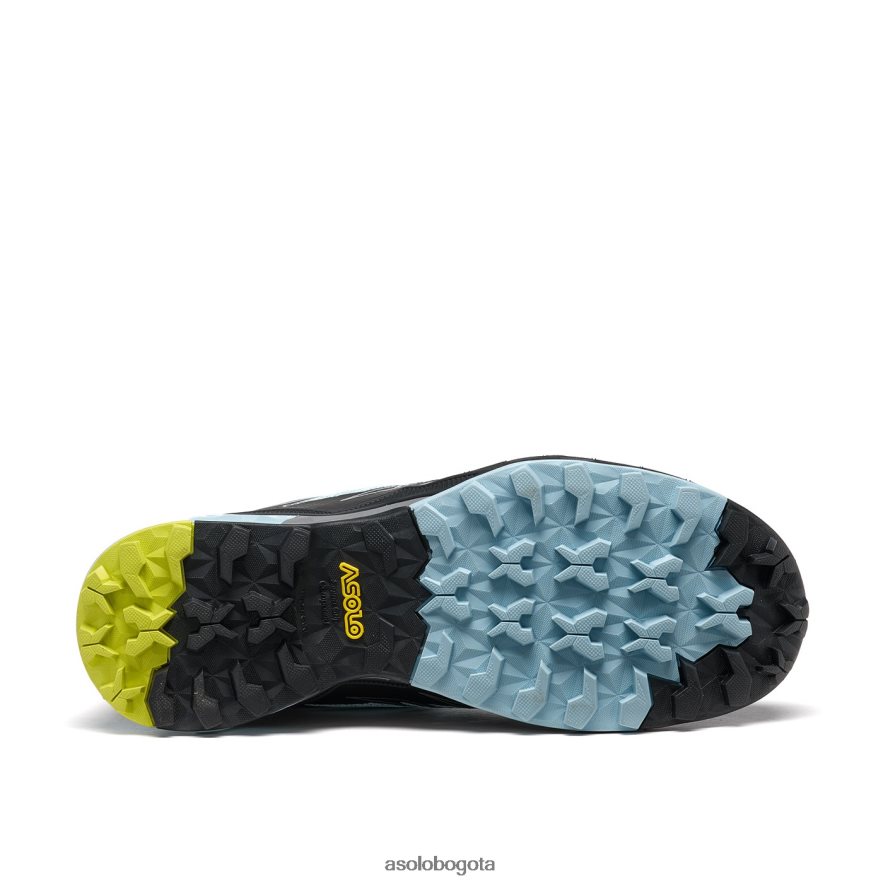Asolo negro/celadón/amarillo de seguridad mujeres de rock suave JHHXP437