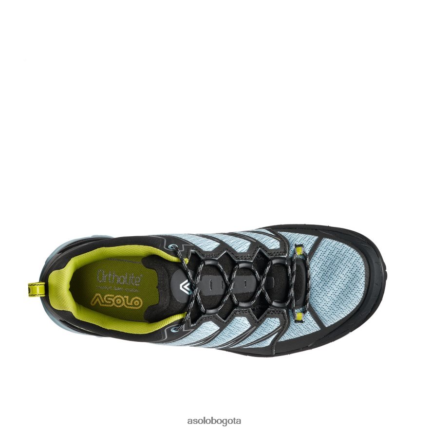 Asolo negro/celadón/amarillo de seguridad mujeres de rock suave JHHXP437